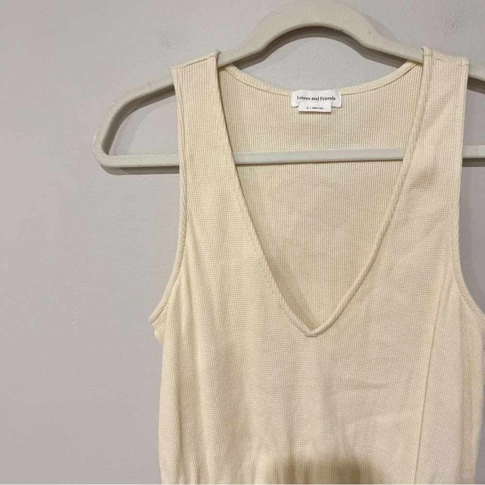 Lovers + Friends Easy Breezy Open Back Shorts Romper - Picture 4 of 7